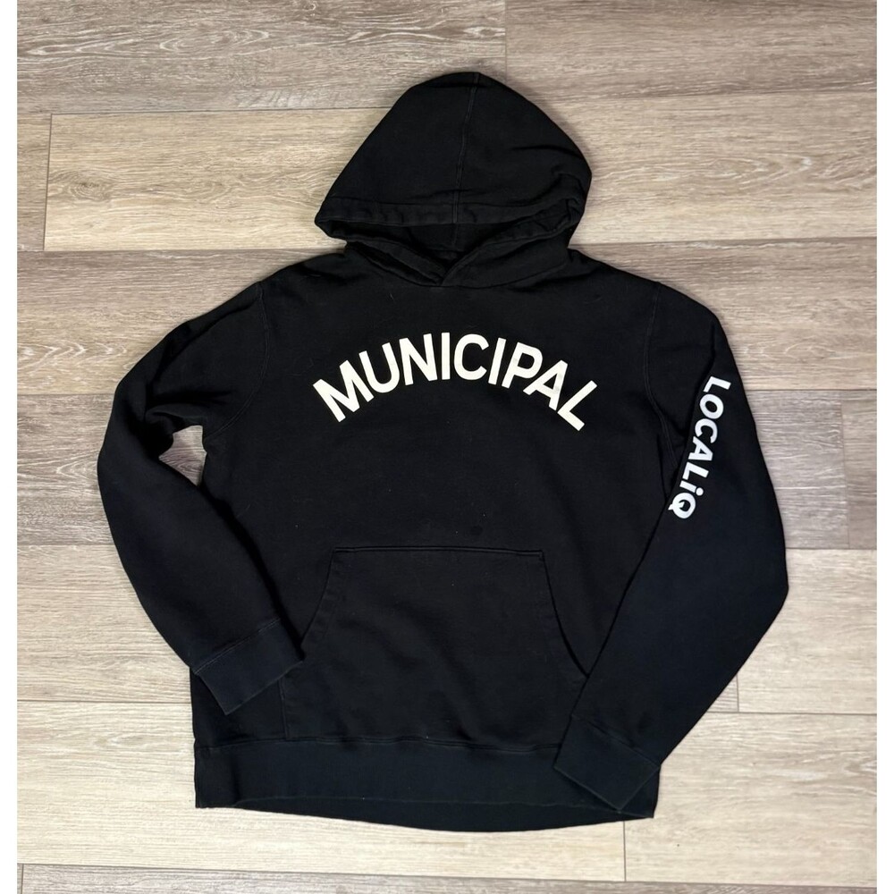 Municipal Sports Utility Gear Hoodie XL Black Natural Origin 300 Pullover  *READ